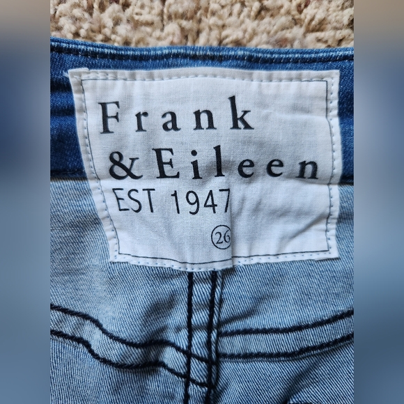 Frank and Eileen Sligo Skinny Jeans Raw Hem Size 26 - Picture 5 of 12